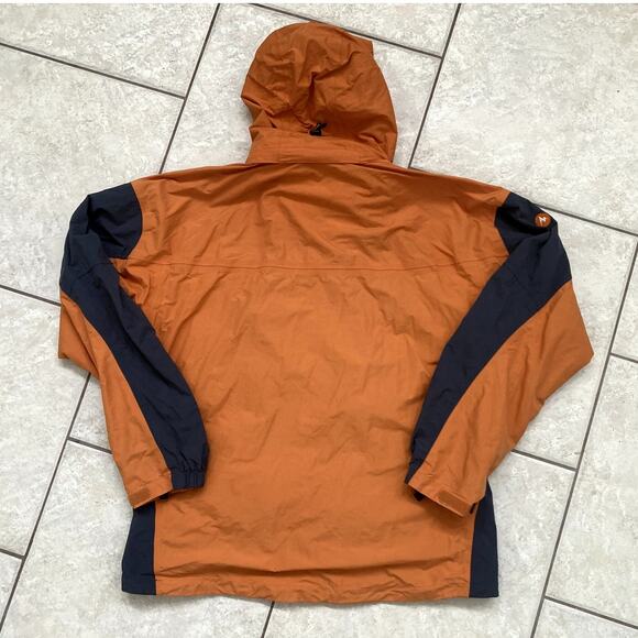 Marmot Jacket Men’s Large Orange Outdoors Hiking Rain Coat Camping Lightweight - Picture 8 of 8